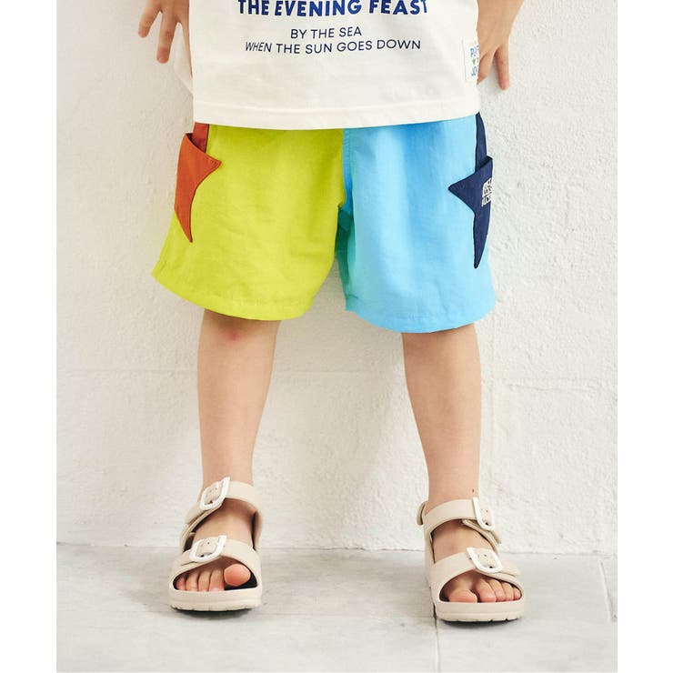 サックス | バラエティ水陸両用ハーフパンツ  4分丈 ＿ | F.O.Online Store