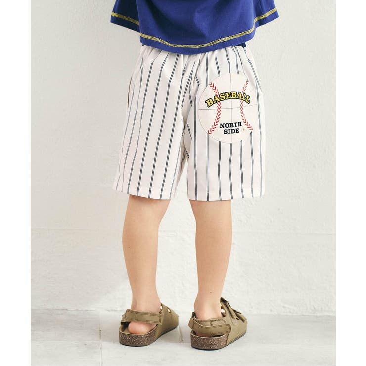 ストライプ柄 | バラエティ水陸両用ハーフパンツ  4分丈 ＿ | F.O.Online Store