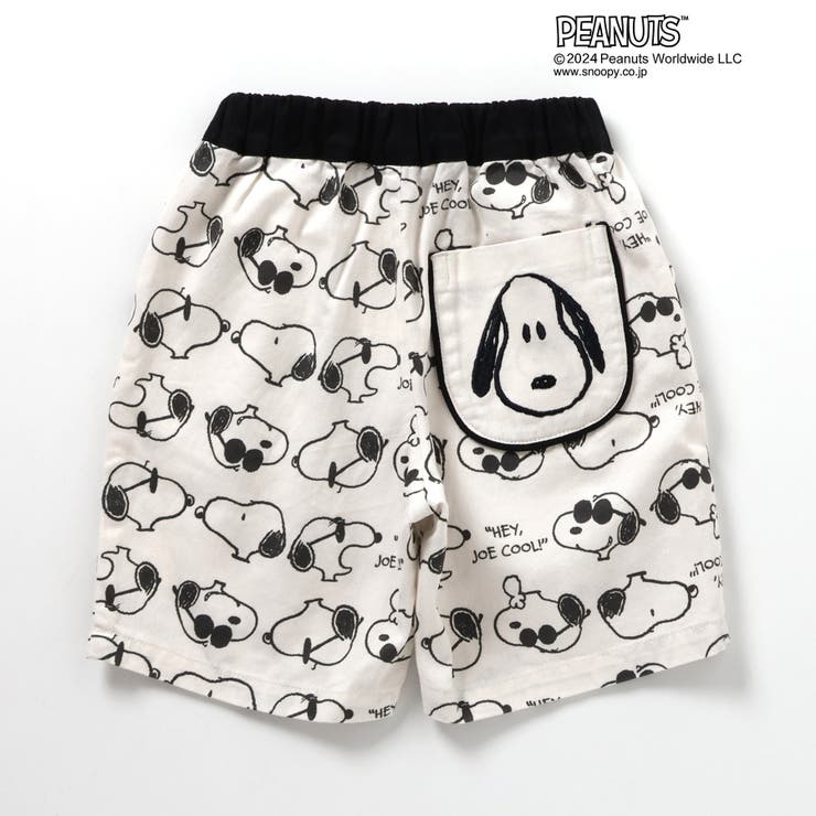 PEANUTSタックハーフパンツ 5分丈[品番：FOKK0019846]｜F.O.