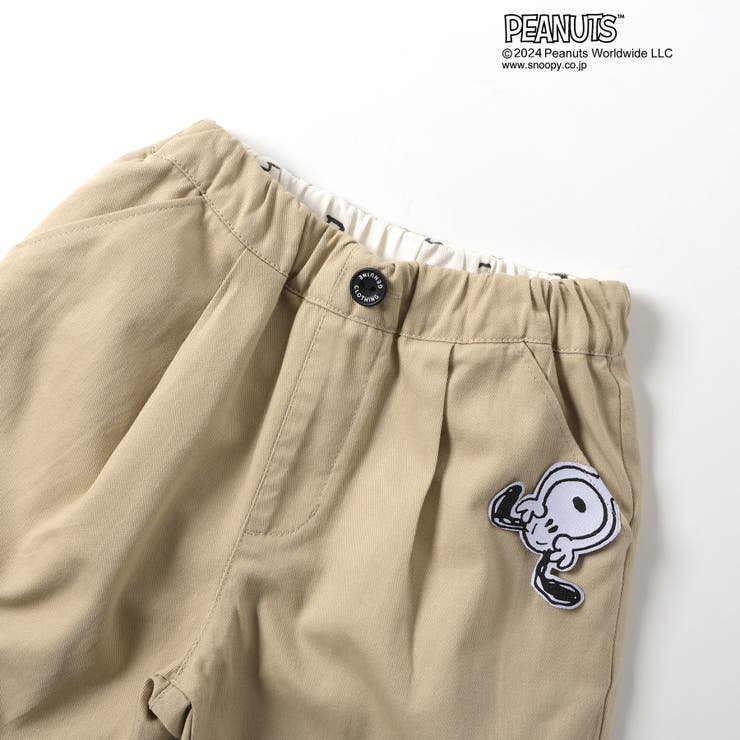 PEANUTSタックハーフパンツ 5分丈[品番：FOKK0019846]｜F.O.