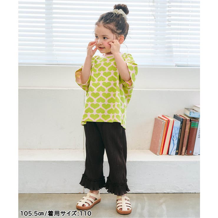 無地総柄プリーツレギンス  9分丈 吸水速乾 | F.O.Online Store | 詳細画像13 