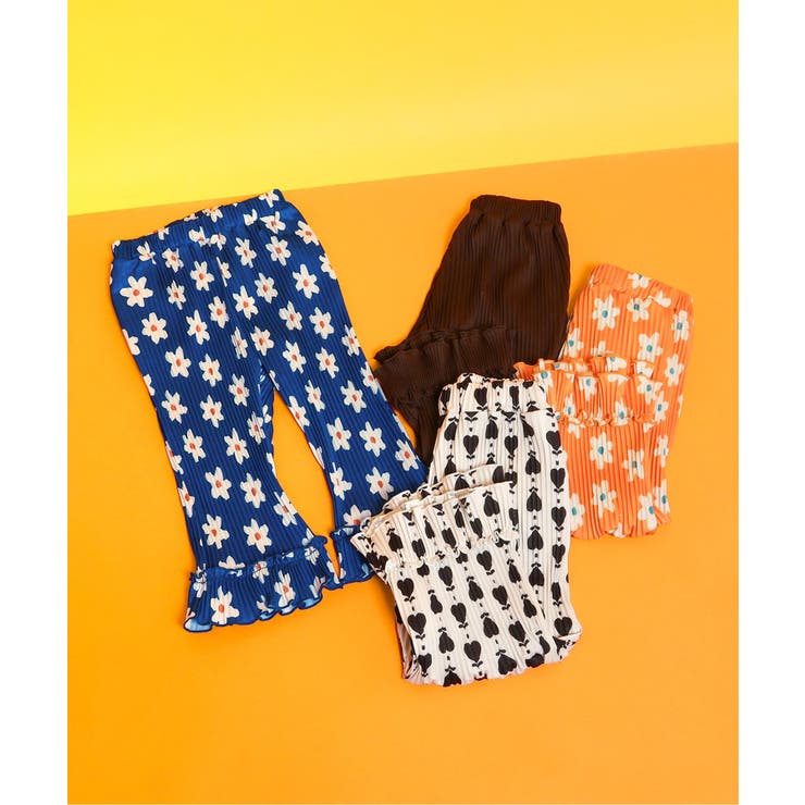 無地総柄プリーツレギンス  9分丈 吸水速乾 | F.O.Online Store | 詳細画像24 