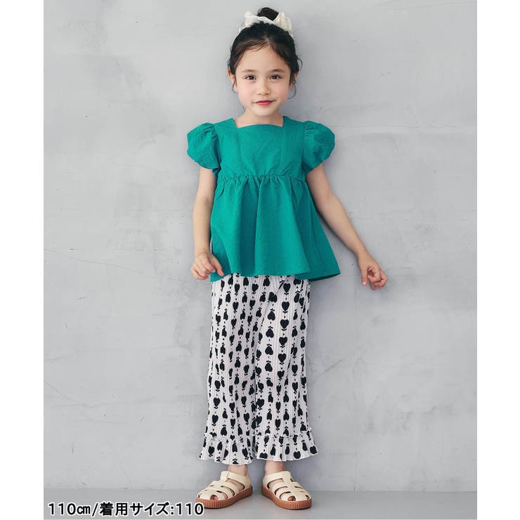 無地総柄プリーツレギンス  9分丈 吸水速乾 | F.O.Online Store | 詳細画像3 