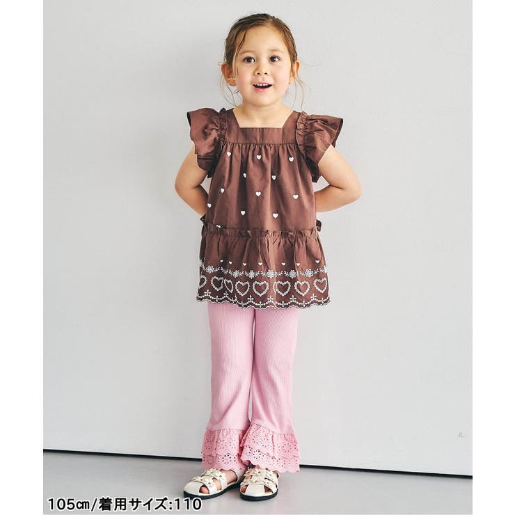 レースフリルレギンス  10分丈 接触冷感 | F.O.Online Store | 詳細画像8 