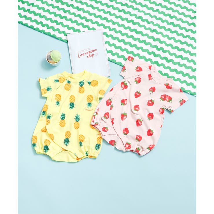 フルーツ柄ひんやりロンパス  接触冷感 | F.O.Online Store | 詳細画像11 