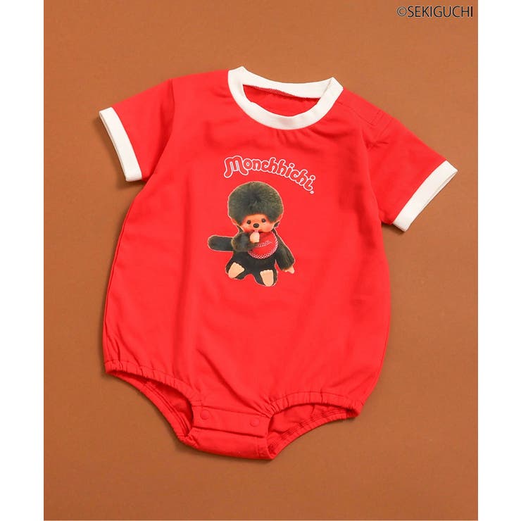 レッド | 【モンチッチ】 リンガーボディースーツ | F.O.Online Store