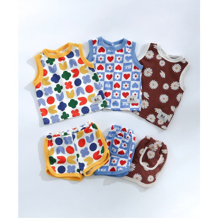 【リンク】総柄タンク&ボトムベビーセットアップ  吸水速乾 接触冷感 | F.O.Online Store | 詳細画像21 