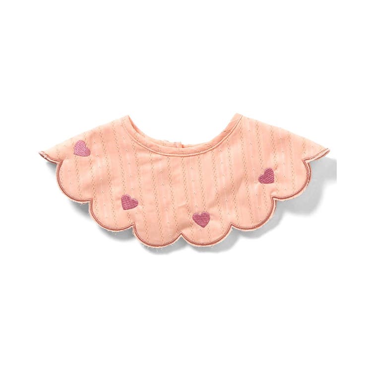 ハート・リボン刺繍まんまるスタイ | F.O.Online Store | 詳細画像1 