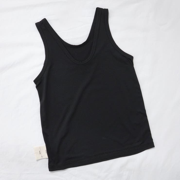 ブラック | WEB限定 ひんやりメッシュ深あきインナータンク | F.O.Online Store