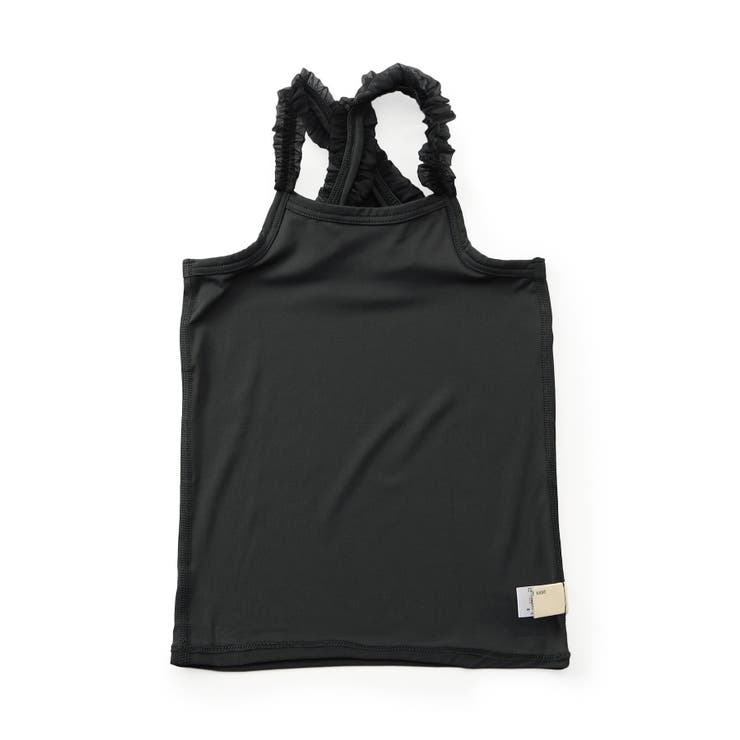 チャコール | WEB限定  こんにちはインナーひんやり天竺 キャミソール  接触冷感 | F.O.Online Store