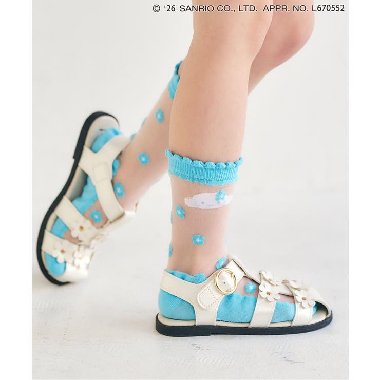 サックス | 【サンリオキャラクターズ】シースルーフラワーソックス | F.O.Online Store