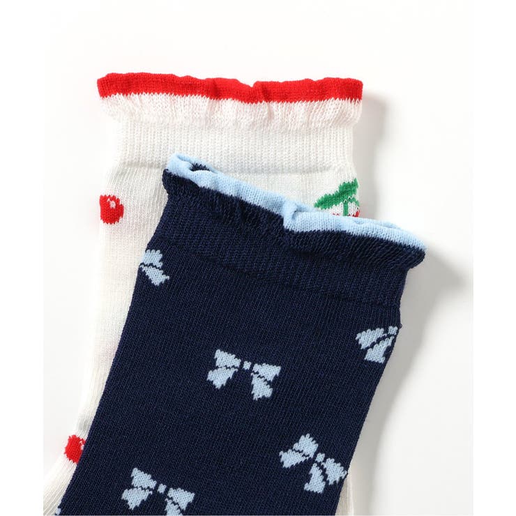 さくらんぼ・お花・リボンひんやりクルーソックス | F.O.Online Store | 詳細画像4 