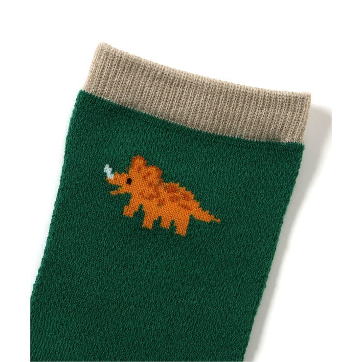 恐竜柄吸水速乾クルーソックス | F.O.Online Store | 詳細画像2 