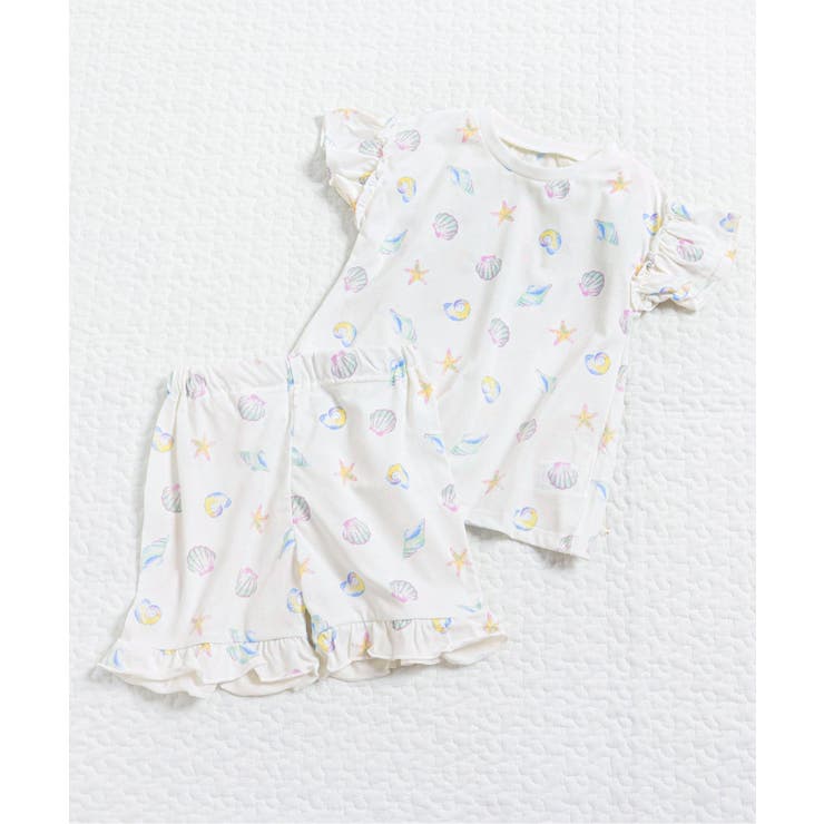 アイボリー | ひんやりバラエティGIRLSパジャマ  4分丈 吸水速乾 接触冷感 | F.O.Online Store
