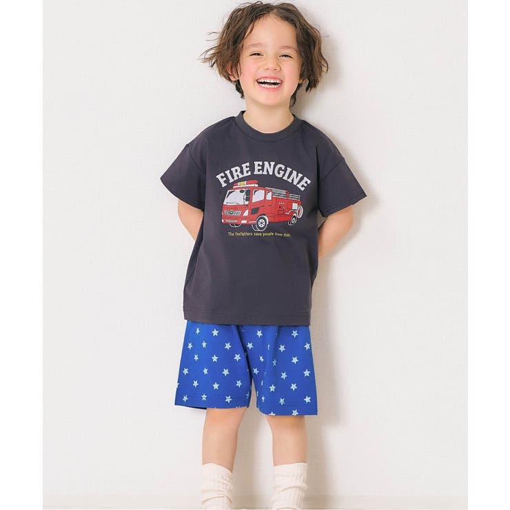 ひんやりバラエティBOYSパジャマ  5分丈 吸水速乾 接触冷感 | F.O.Online Store | 詳細画像1 