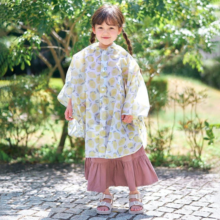 楽天市場】新柄入荷 かわいい レインコート レインポンチョ