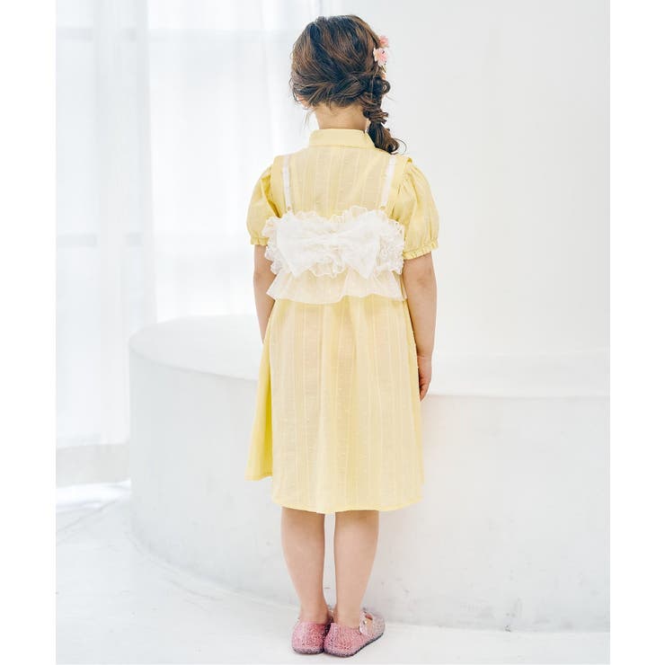 WEB限定 フリルビスチェ付きワンピース甚平 | F.O.Online Store | 詳細画像20 