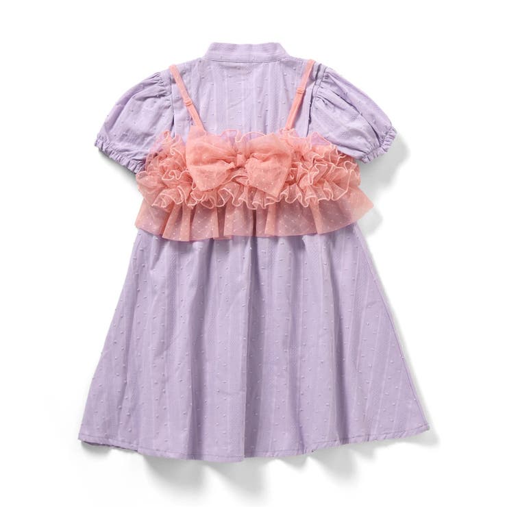 WEB限定 フリルビスチェ付きワンピース甚平 | F.O.Online Store | 詳細画像3 