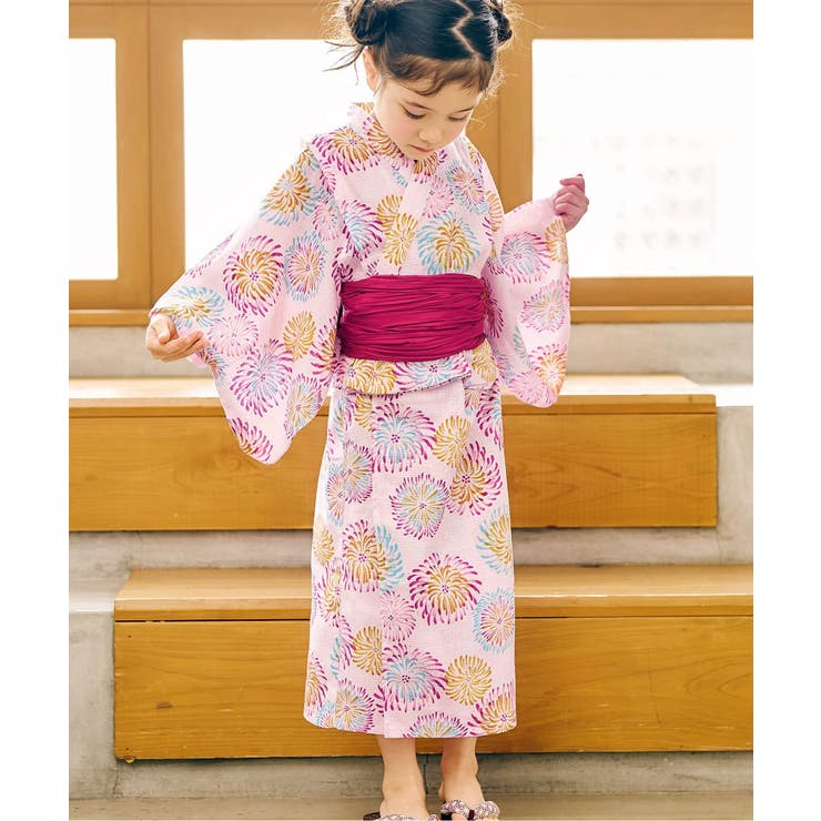 ピンク | アプレのはんなりGIRLS2WAYセパレート浴衣 | F.O.Online Store