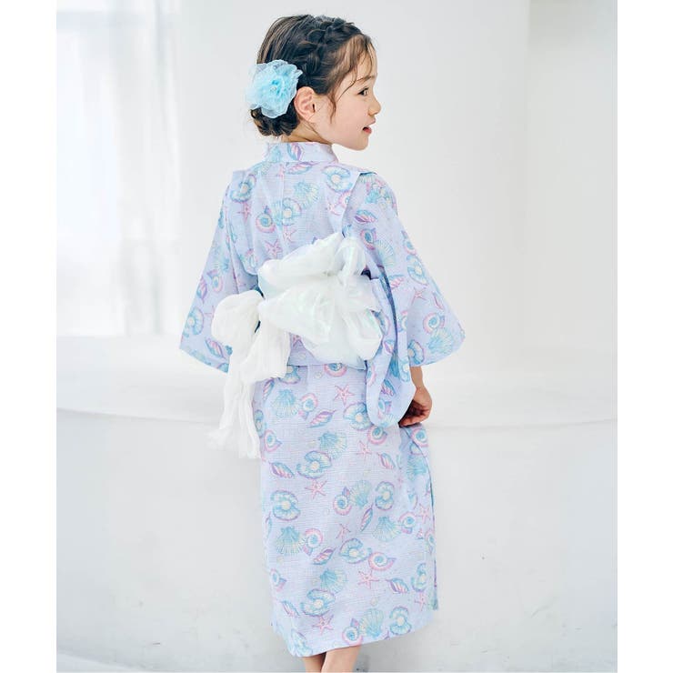 サックス | アプレのはんなりGIRLS2WAYセパレート浴衣 | F.O.Online Store