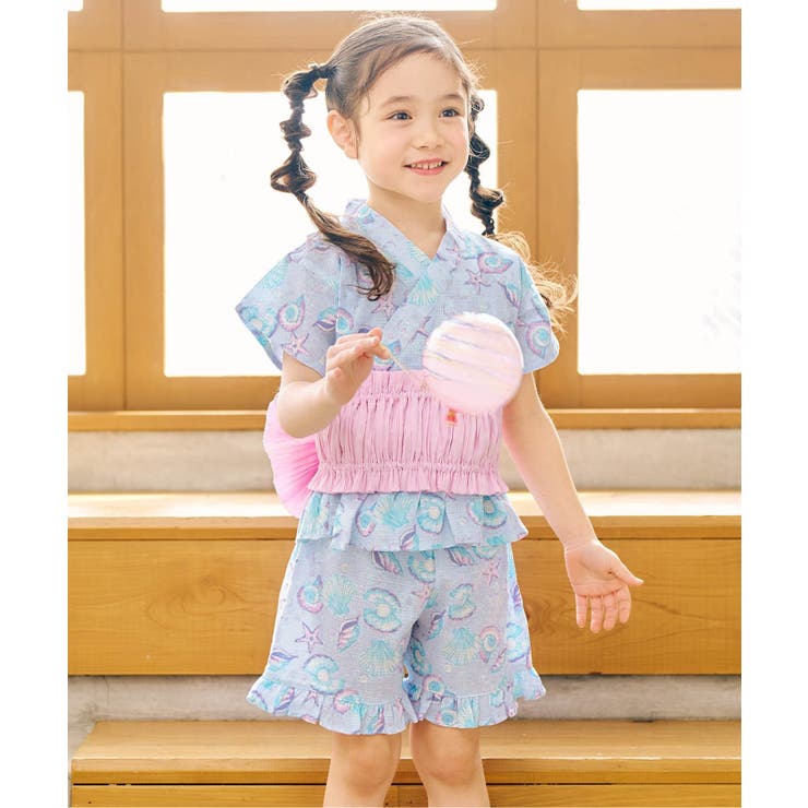 アプレのはんなりGIRLSペプラム甚平 | F.O.Online Store | 詳細画像1 