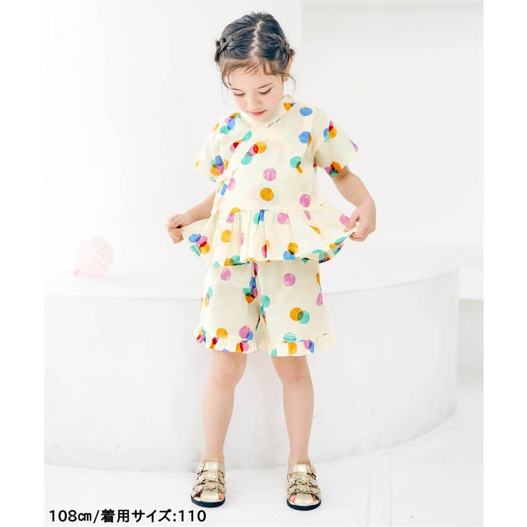 アプレのはんなりGIRLSペプラム甚平 | F.O.Online Store | 詳細画像17 