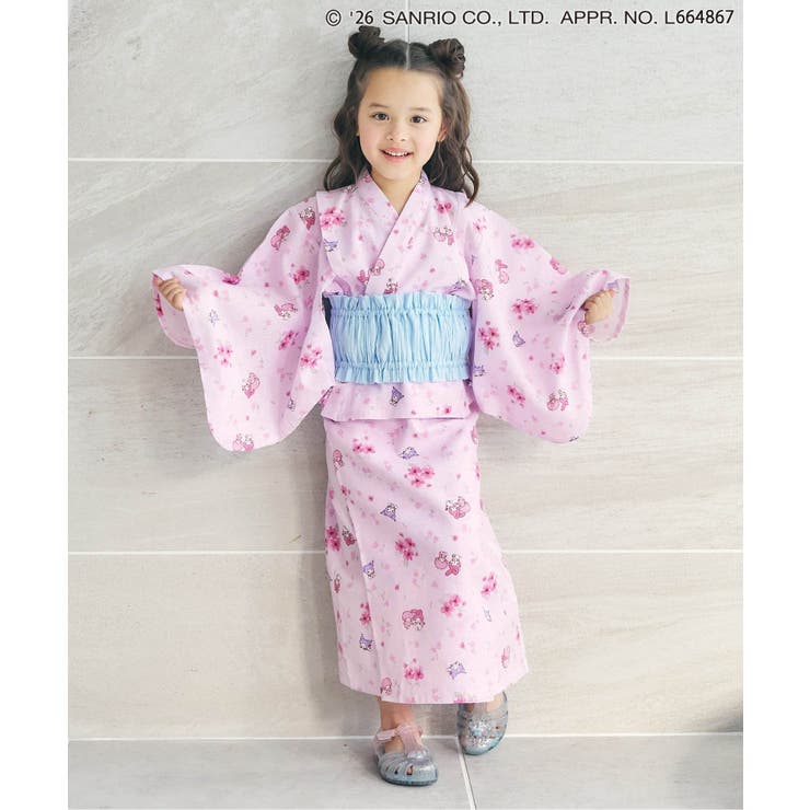 花柄 | 【サンリオキャラクターズ】浴衣（帯セット） | F.O.Online Store