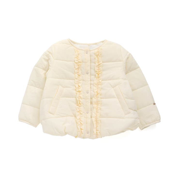 アイボリー | WEB限定 デイリー中綿フリルジャケット | F.O.Online Store