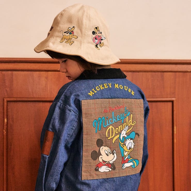 ディズニーキャラクターパッチワークシャツジャケット[品番