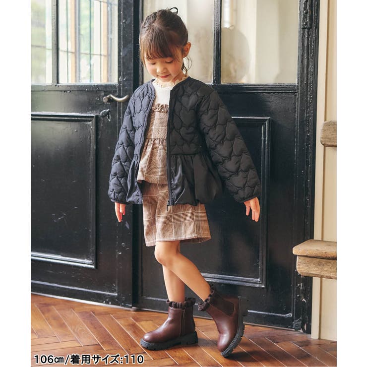 ハートキルトペプラムバルーンジャケット  洗濯機で洗える | F.O.Online Store | 詳細画像3 