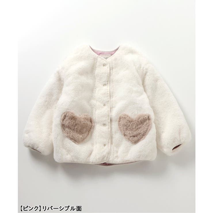 ハートポケットリバーシブルファージャケット | F.O.Online Store | 詳細画像12 