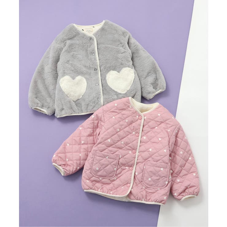 ハートポケットリバーシブルファージャケット | F.O.Online Store | 詳細画像30 