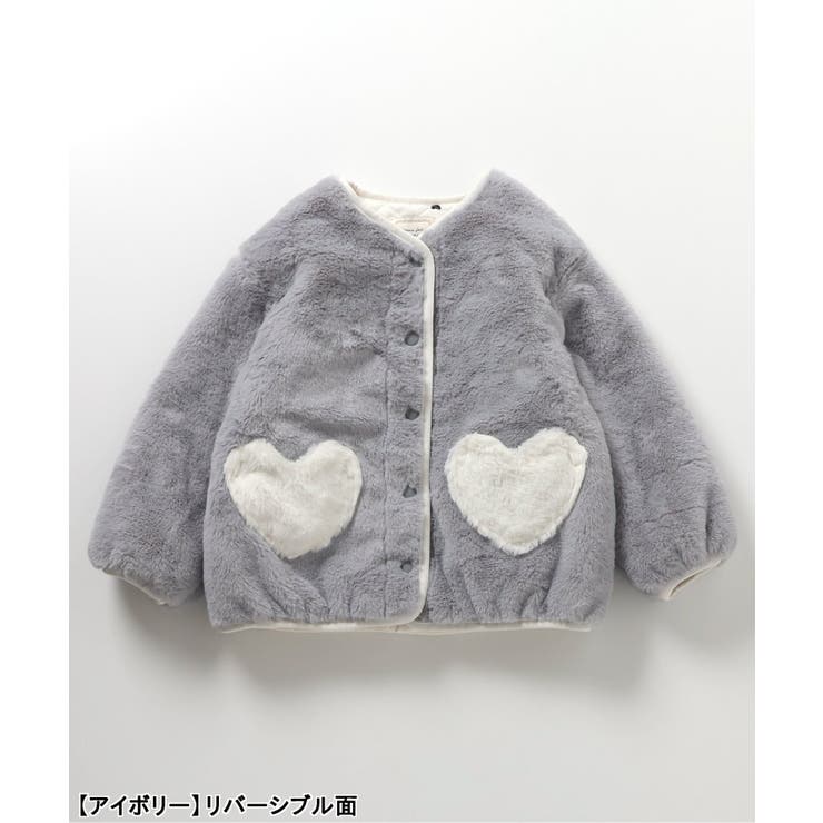 ハートポケットリバーシブルファージャケット | F.O.Online Store | 詳細画像4 