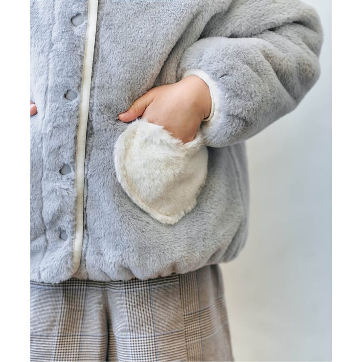 ハートポケットリバーシブルファージャケット | F.O.Online Store | 詳細画像9 