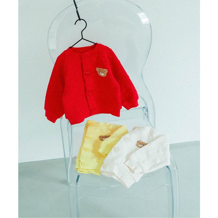 tiny bear Palette ジャガードカーディガン | F.O.Online Store | 詳細画像21 