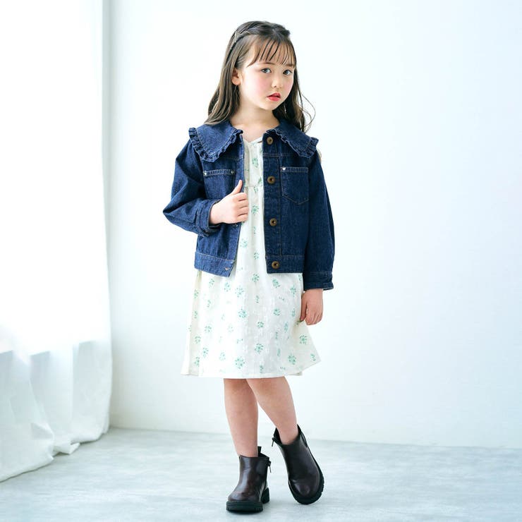 WEB限定 衿付きデニムジャケット[品番：FOKK0017265]｜F.O.