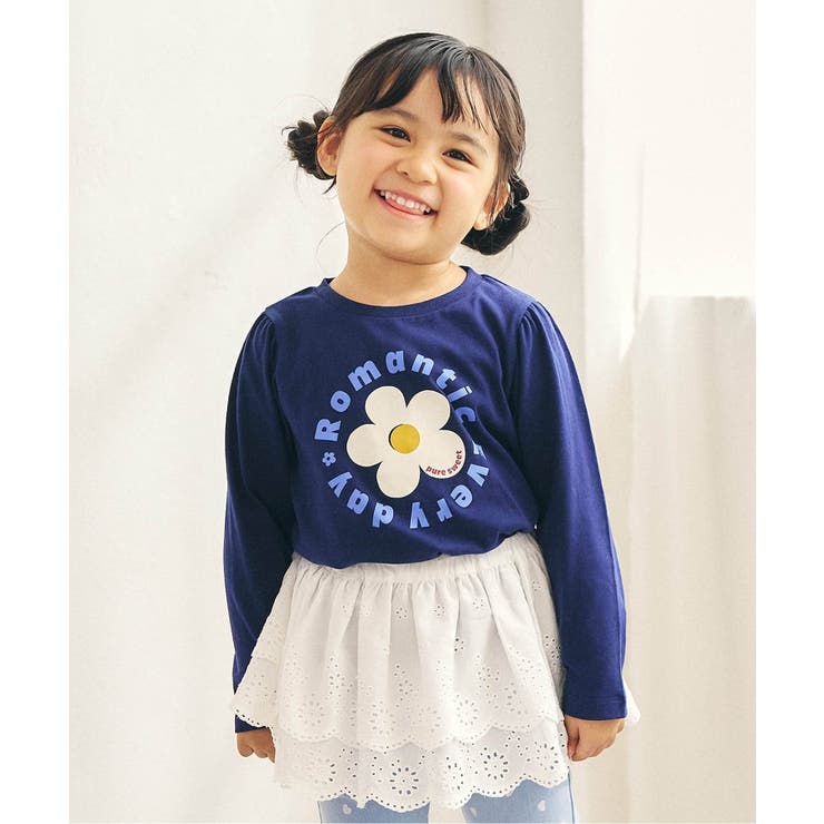 ネイビーブルー | WEB限定 GIRLSモチーフTシャツ | F.O.Online Store