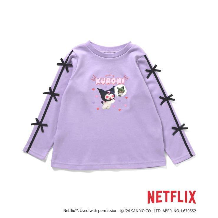 NETFLIX MYMELODY＆KUROMI 転写Tシャツ  | F.O.Online Store | 詳細画像3 