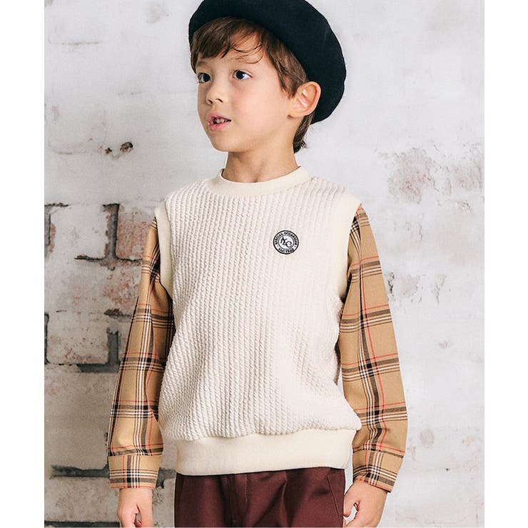 ベージュ | 【リンク】ベストドッキングTシャツ | F.O.Online Store