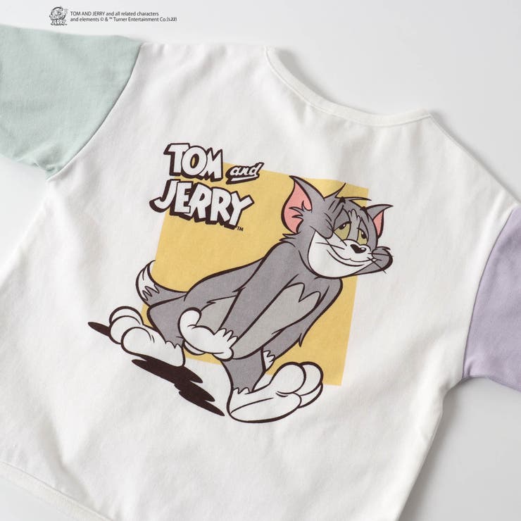 Tom＆Jelly トムとジェリー Tシャツ バックプリント Cartoon tシャツ Tom and Jerry/トムとジェリー キャラクター イラスト