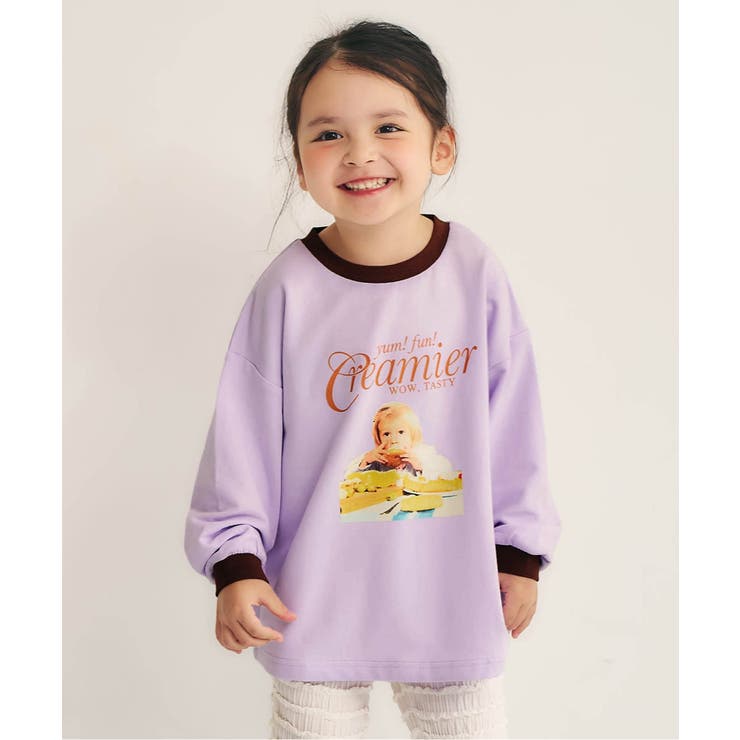 ラベンダー | 【リンク】バラエティ転写モチーフTシャツ  | F.O.Online Store