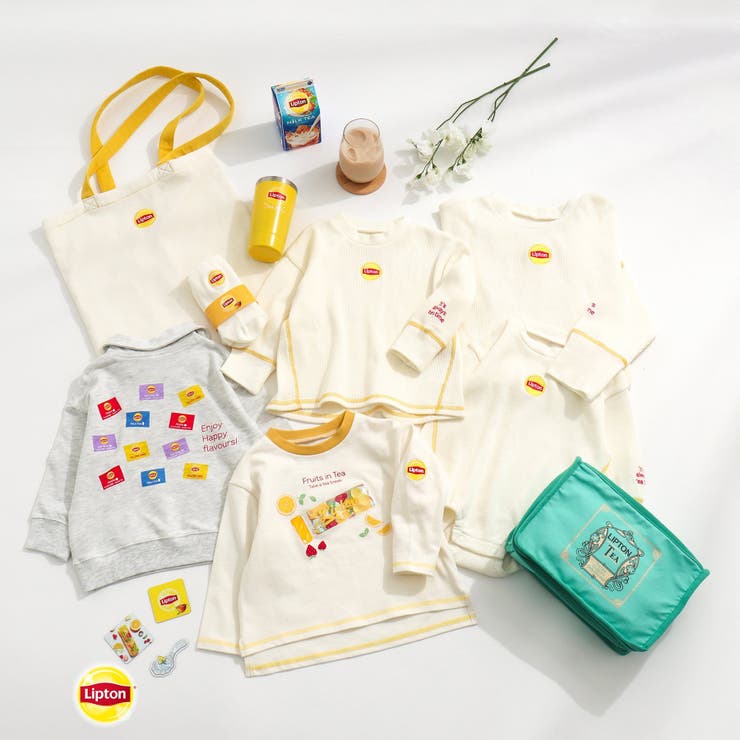 リプトンフルーツ＆ハニーティーTシャツ[品番：FOKK0017419]｜F.O.