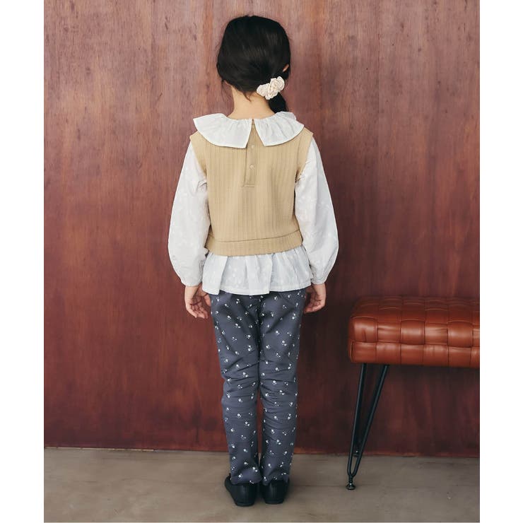 襟フリルベストドッキングトップス  | F.O.Online Store | 詳細画像6 