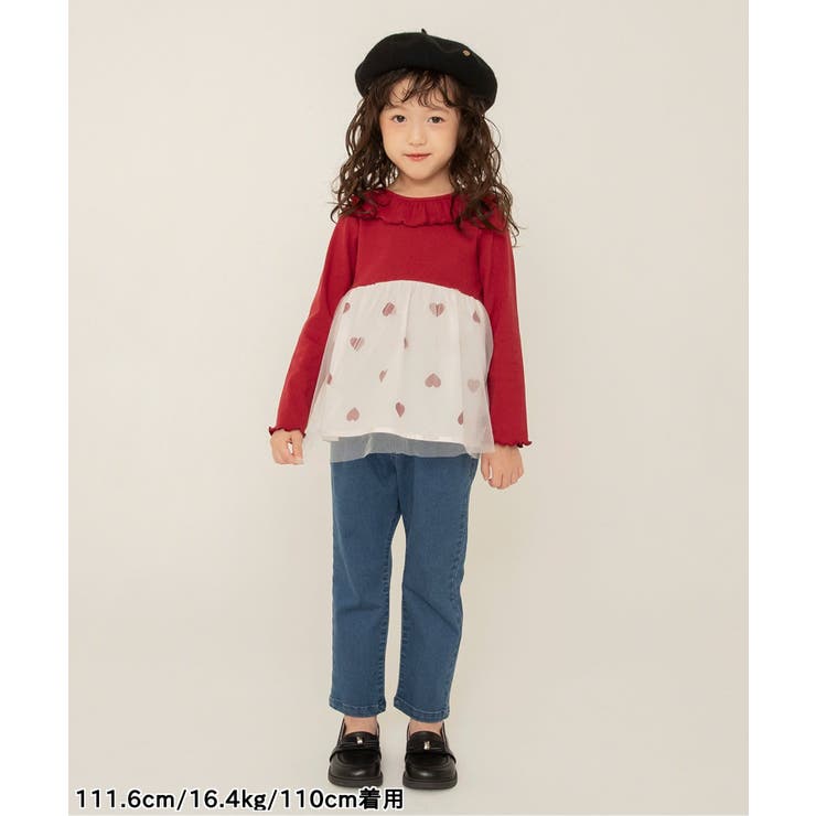 WEB限定 衿フリルチュールドッキングトップス | F.O.Online Store | 詳細画像18 