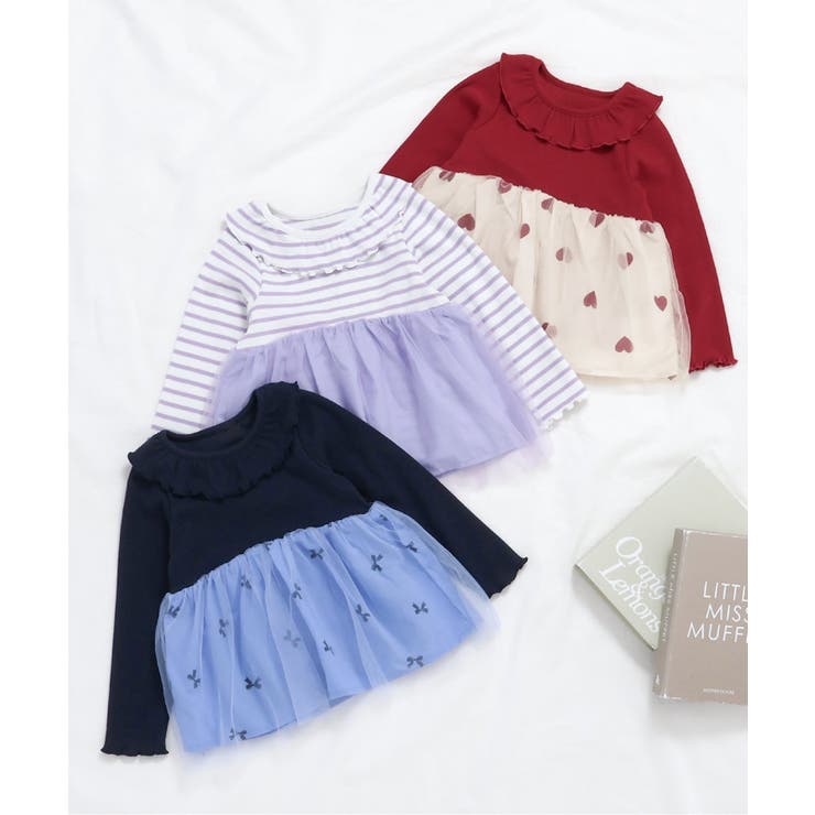WEB限定 衿フリルチュールドッキングトップス | F.O.Online Store | 詳細画像7 