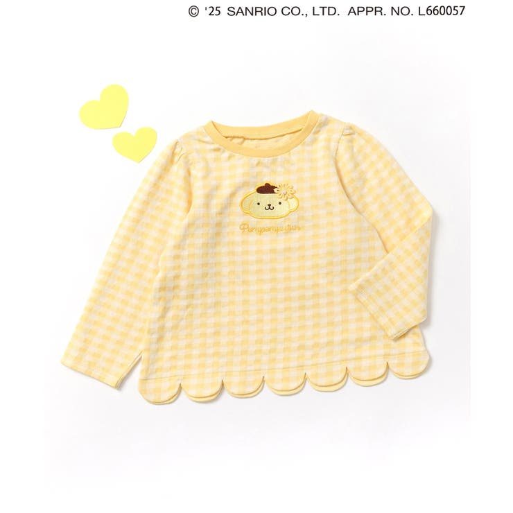 イエロー | サンリオキャラクターズスカラップTシャツ | F.O.Online Store