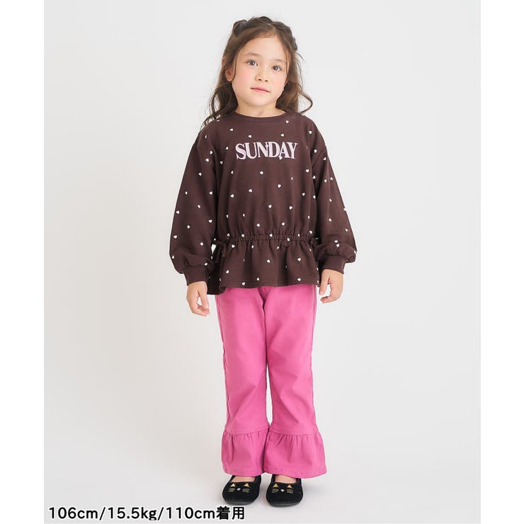 WEB限定 スウェットライクペプラムロゴトップス | F.O.Online Store | 詳細画像5 