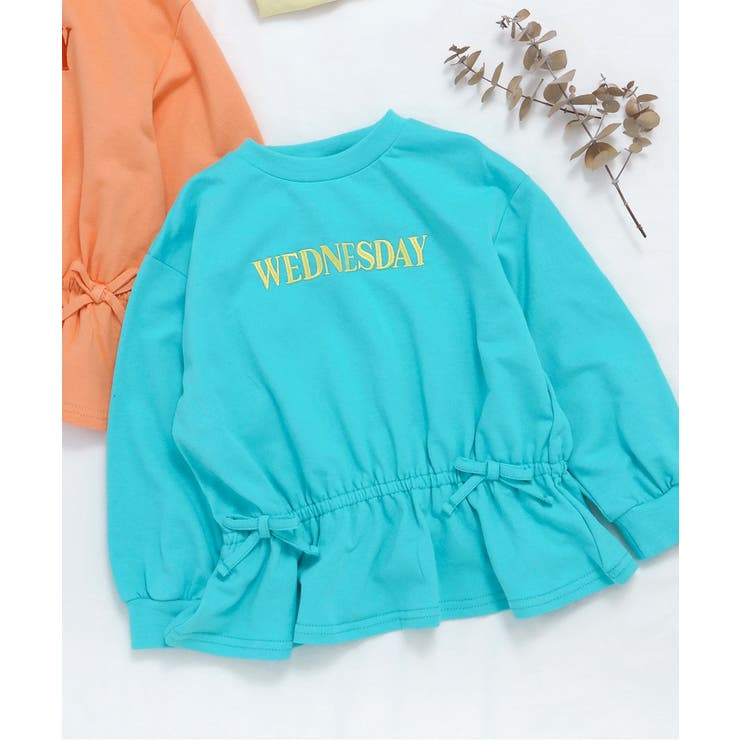 ミント | WEB限定 スウェットライクペプラムロゴトップス | F.O.Online Store