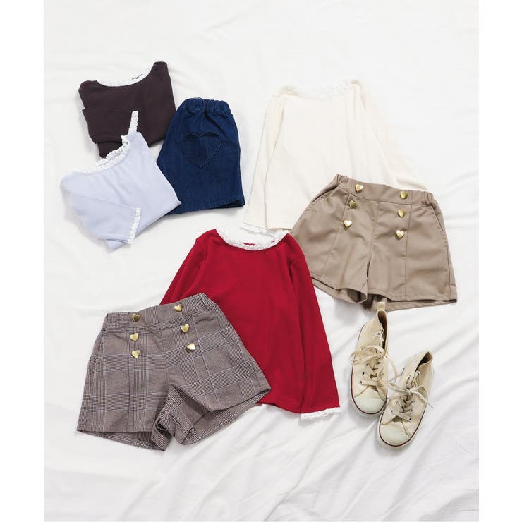 ハート針抜きフリルTシャツ | F.O.Online Store | 詳細画像15 