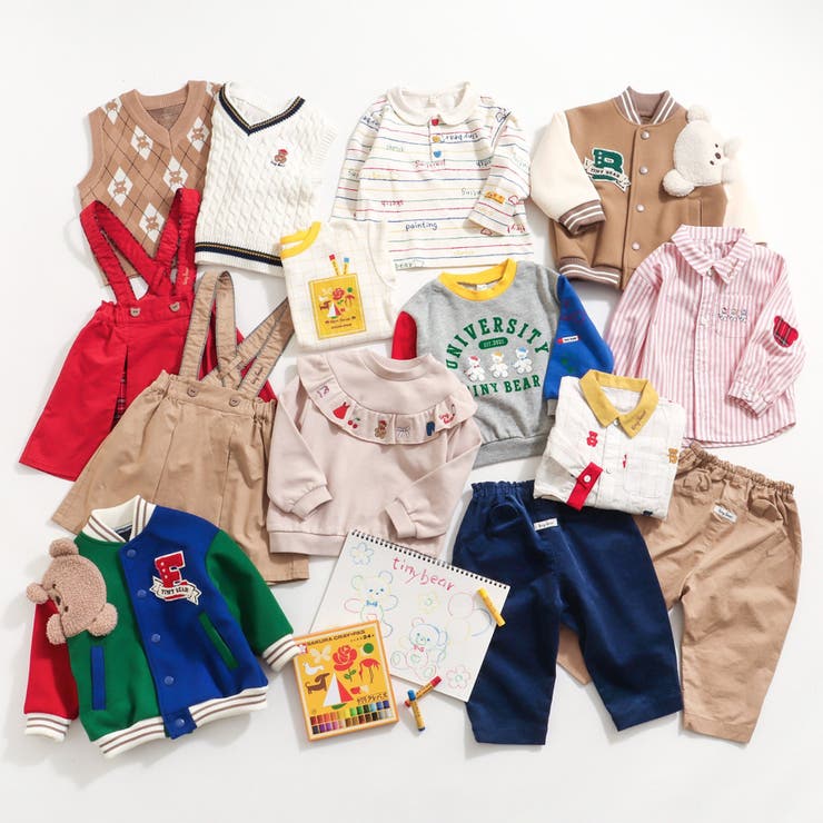 サクラクレパス×tiny bear Tシャツ[品番：FOKK0016704]｜F.O.